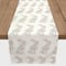72&#x27;&#x27; Floral Rabbit Pattern Table Runner